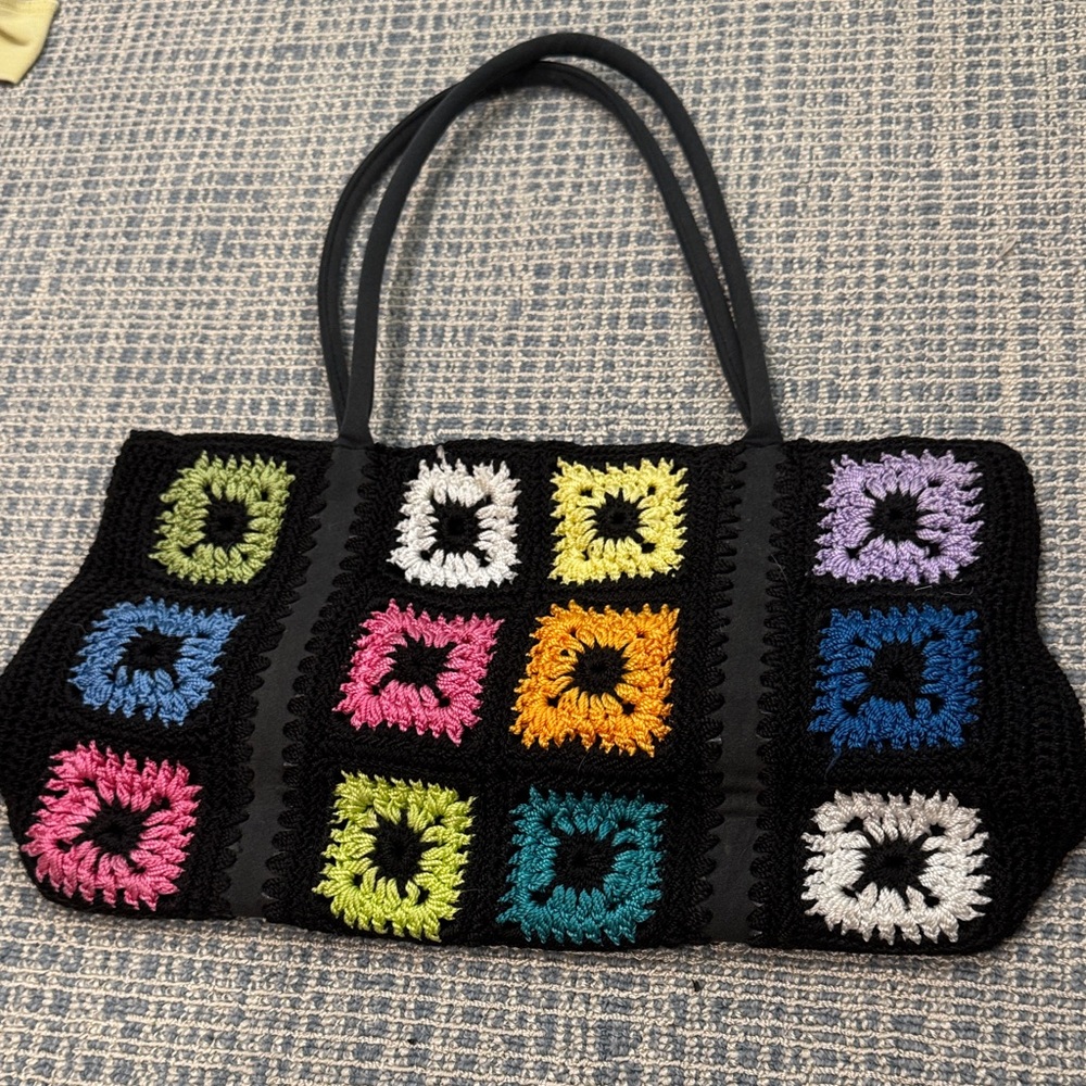 The Sak Multicolor Crochet Tote Bag